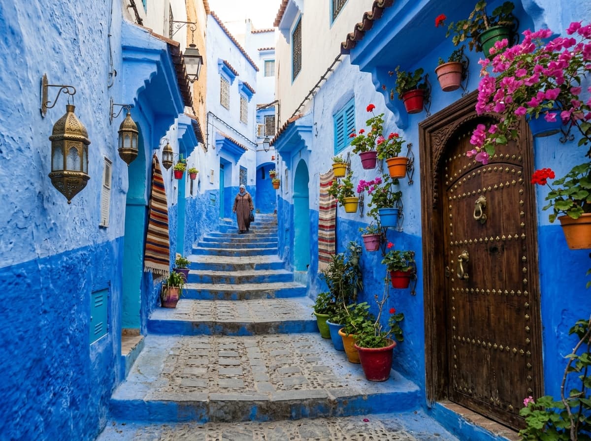 Circuit 5 Jours : Grand Tour du Nord, Chefchaouen la Perle Bleue & Fès